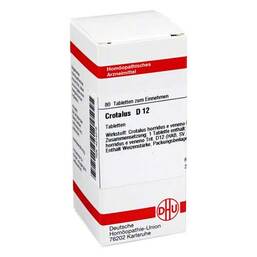 Abbildung: DHU Crotalus D 12 Tabletten Tabletten, 80 St PZN 04214318