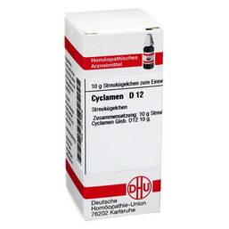Abbildung: DHU Cyclamen D 12 Globuli Globuli, 10 g PZN 04214809