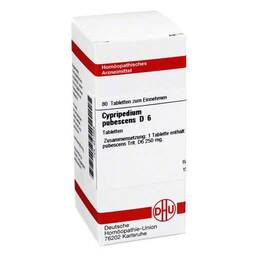 Abbildung: DHU Cypripedium pubescens D 6 Tabletten 80 St, Tabletten PZN 04214956
