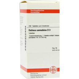 Abbildung: DHU Datisca cannabina D 3 Tabletten Tabletten, 200 St PZN 04215074