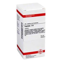 Abbildung: DHU Espeletia D 6 Tabletten Tabletten, 200 St PZN 04216375