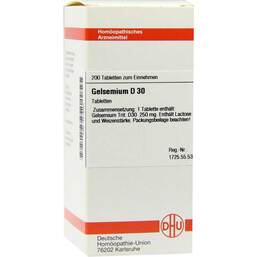 Abbildung: DHU Gelsemium D 30 Tabletten Tabletten, 200 St PZN 04218397