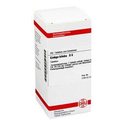 Abbildung: DHU Ginkgo biloba D 6 Tabletten Tabletten, 200 St PZN 04218718