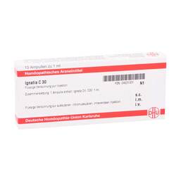 Abbildung: Ignatia C 30 Ampullen Ampullen, 10X1 ml PZN 04221301