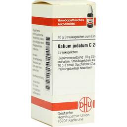 Abbildung: DHU Kalium jodatum C 200 Globuli Globuli, 10 g PZN 04222967