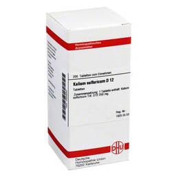 Abbildung: DHU Kalium sulfuricum D 12 Tabletten Tabletten, 200 St PZN 04223240