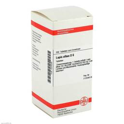 Abbildung: DHU Lapis Albus D 6 Tabletten Tabletten, 200 St PZN 04224038