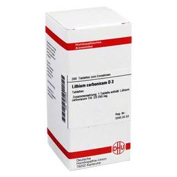 Abbildung: DHU Lithium carbonicum D 3 Tabletten Tabletten, 200 St PZN 04224564