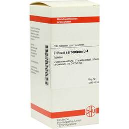 Abbildung: Lithium carbonicum D 4 Tabletten Tabletten, 200 St PZN 04224570