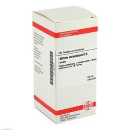 Abbildung: DHU Lithium carbonicum D 6 Tabletten Tabletten, 200 St PZN 04224587