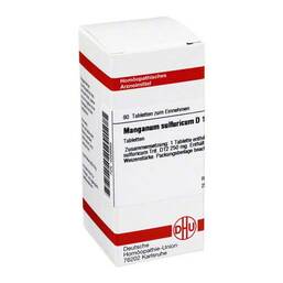 Abbildung: Manganum sulfuricum D 12 Tabletten Tabletten, 80 St PZN 04226563