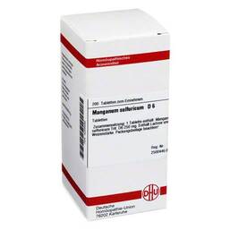 Abbildung: DHU Manganum sulfuricum D 6 Tabletten Tabletten, 200 St PZN 04226586