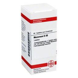 Abbildung: Mezereum D 30 Tabletten Tabletten, 80 St PZN 04227769
