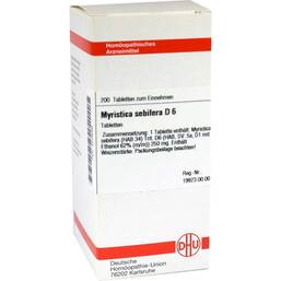 Abbildung: DHU Myristica sebifera D 6 Tabletten Tabletten, 200 St PZN 04228266