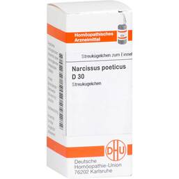 Abbildung: Narcissus poeticus D 30 Globuli Globuli, 10 g PZN 04228390