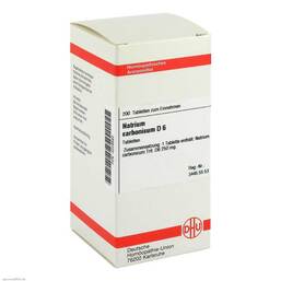Abbildung: Natrium carbonicum D 6 Tabletten Tabletten, 200 St PZN 04228562