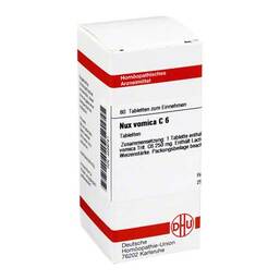 Abbildung: DHU Nux vomica C 6 Tabletten Tabletten, 80 St PZN 04229751
