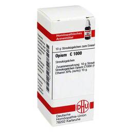 Abbildung: DHU Opium C 1000 Globuli Globuli, 10 g PZN 04230375