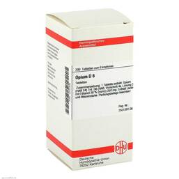 Abbildung: Opium D 6 Tabletten Tabletten, 200 St PZN 04230406