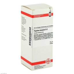 Abbildung: DHU Populus Tremula D 2 Dilution Dilution, 50 ml PZN 04232664