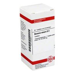 Abbildung: Quassia D 2 Tabletten Tabletten, 80 St PZN 04233652