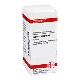 Abbildung: DHU Quassia D 6 Tabletten Tabletten, 80 St PZN 04233669