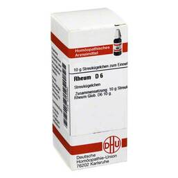 Abbildung: Rheum D 6 Globuli Globuli, 10 g PZN 04234060