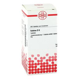 Abbildung: DHU Sabina D 6 Tabletten Tabletten, 200 St PZN 04235272