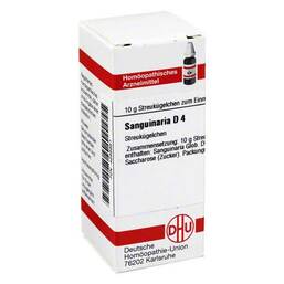 Abbildung: DHU Sanguinaria D 4 Globuli Globuli, 10 g PZN 04235651
