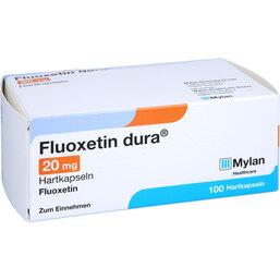 Abbildung: Fluoxetin dura 20 mg Hartkap 100 St, Hartkapseln PZN 04236774