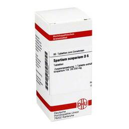 Abbildung: DHU Spartium Scoparium D 6 Tabletten Tabletten, 80 St PZN 04237437