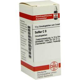 Abbildung: DHU Sulfur C 9 Globuli 10 g, Globuli PZN 04238744