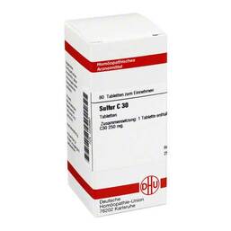 Abbildung: Sulfur C 30 Tabletten Tabletten, 80 St PZN 04238997