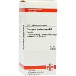 Abbildung: DHU Syzygium jambolanum D 6 Tabletten Tabletten, 200 St PZN 04239494