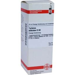 Abbildung: DHU Tartarus stibiatus D 30 Dilution Dilution, 50 ml PZN 04239867