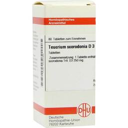 Abbildung: Teucrium scorodonia D 3 Tabletten Tabletten, 80 St PZN 04240066