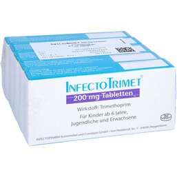 Abbildung: Infectotrimet 200 mg Tabletten 5X10 St, Tabletten PZN 04240497