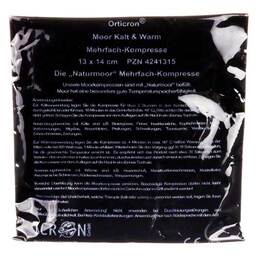Abbildung: Moor Kalt + Warm Mehrfachkompr.Orticron 13x14 cm 1 St, Kompressen PZN 04241315