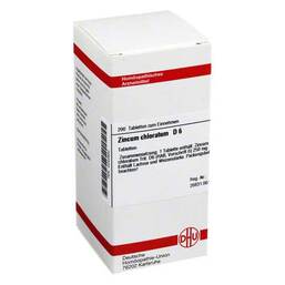 Abbildung: Zincum chloratum D 6 Tabletten Tabletten, 200 St PZN 04242622