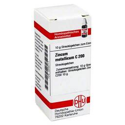 Abbildung: DHU Zincum metallicum C 200 Globuli Globuli, 10 g PZN 04242711
