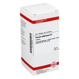 Abbildung: Zincum sulfuricum D 6 Tabletten Tabletten, 200 St PZN 04242875