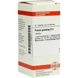 Abbildung: Panax Ginseng D 3 Tabletten Tabletten, 80 St PZN 04246614