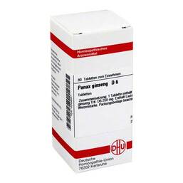 Abbildung: DHU Panax Ginseng D 6 Tabletten 80 St, Tabletten PZN 04246637