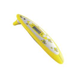 Abbildung: Geratherm duotemp Ohr-Stirn-Thermometer digital gelb 1 St PZN 04250610