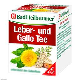 Abbildung: Bad Heilbrunner Tee Leber und Galle Filterbeutel Filterbeutel, 8X1.75 g PZN 04250998