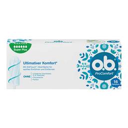 Abbildung: O.B. Tampons Procomfort super plus Tampon, 16 St PZN 04259545
