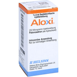 Abbildung: Aloxi 250 Mikrogramm Injektionslösung 1 St, Injektionslösung PZN 04260318