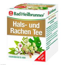 Abbildung: Bad Heilbrunner Tee Hals- und Rachen Filterbeutel Filterbeutel, 8X1.75 g PZN 04261223