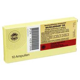 Abbildung: Muscarsan D 6 Ampullen 10X1 ml, Ampullen PZN 04261269