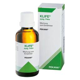 Abbildung: KLIFE® spag. Peka Tropfen 50 ml, Tropfen PZN 04263185